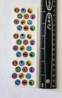 Vtg Sandylion Stickers Strip Micro Zodiac Astrology Star Sign 