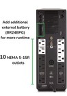 Apc Ups 1500va Battery Backup Surge Protector  Br1500g Backup Battery Power 