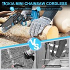 Aokia Mini Chainsaw Portable Electric Chain Saw Cordless Small Handheld Chainsaw