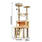 58  Cat Tree Tower Activity Center Large Playing House Condo For Cat Rest New