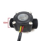 3 4  Water Flow Sensor Food-grade Switch Hall Effect Flowmeter Fluid Meter Co   