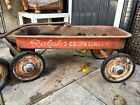 2 Vintage Red Wagons Ralph   s Chuck Wagon Ball Greyhound