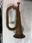 Bugle - Civil War Era - Solid Brass copper - Military Cavalry Horn - Mouthpiece