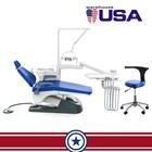 Dental Unit Chair Computer Controlled Dc Motor Pu Hard Leather doctor s Stoo Fda