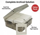 35mm Slide Mounts 100 Pack Reusable Plastic Snap-in Frames