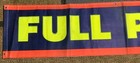 Vintage 1956 Richfield Ethyl Gasoline Canvas Sign Banner Full Power Thrust 12ft