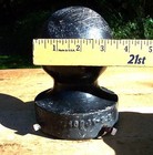 Antique Cast Iron Cannon Ball Fence Gate   Fence Post Top Finial