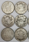 Lot Of 13 Canada 80  Silver Half Dollars  1940 - 1965  50 Cents