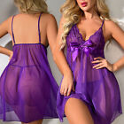 Women s Sexy Lingerie Lace Nightwear Dress G-string Babydoll Sleepwear Underwear