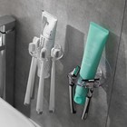 Toothbrush Holder Wall Mount Sucker Suction Cup Toothpaste Storage For Washroom 