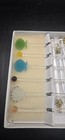 Lot Of 12 Colorful   Gold Colored Glass Swizzle Sticks Cocktail Stirrers