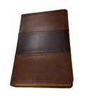 Kjv Large Print Personal Size Reference Bible Red Letter Leathertouch Brown