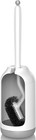Hamitor Toilet Bowl Brush Holder Set  Bathroom Deep Cleaning Toilet Cleaner Scru