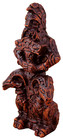 Thor Figurine - Wood Finish - Norse Asatru God Viking Statue - Dryad Design