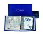 Saint St  Louis Crystal Primo Crystal Tumblers  Set Of 2 New Boxed France