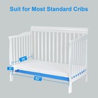 Dual Sided Comfort Gel Memory Foam Breathable Baby Bed Mattress For Crib  Pre   