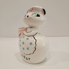 Vintage 1959 Holt Howard  cozy Kitten  Cat Sugar Shaker With Stopper -  Nice  