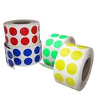 Color Coding Labels Round 13mm Stickers In Rolls For Decoration Party 0 5 Inch 