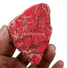 Natural Certified 80ct Red Turquoise Slab Arizona Rough Loose Gemstone 24jt