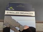 Itzy Ritzy Adjustable Stroller Caddy Organizer   Vanilla Lattee