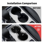 Fit For Jeep Grand Cherokee 2011-2021 Front Cup Holder Frame Cover Trim  chrome 