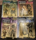 Kiss Psycho Circus Tour Edition Set Lot Of 4 - 1998 Mcfarlane Toys New In Box 