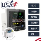 12  Patient Monitor Icu Ccu Vital Sign Spo2 Pr Ecg Resp Temp wall Mount Bracket