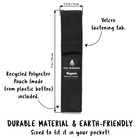 Full Windsor Magware Single Set Pouch - Travel   Camping Utensils Black 