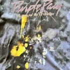 Prince Purple Rain Official Approved Graphic T-shirt Tie Dye Black purple M