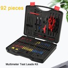 92pcs Multimeter Test Leads Kit Automotive Circuit Test Leads Kit W  Accessaries