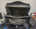 Old Humphrey Radiantfire Gas Fireplace Insert Black Cast Iron Decor Ornate As Is