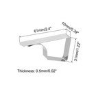 Tablecloth Clips 61mm X 31mm 430 Stainless Steel Table Cloth Holder Silver 8 Pcs
