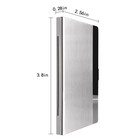 Stainless Steel Card Holder Case Pocket Metal Wallet For Id Credit Business Card