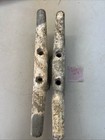 Pair Of 2 Vintage 10    Boat Dock Cleats     Cast Iron Nautical Marine Hardware