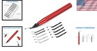 11 Piece High Speed Steel Blade Deburring Tool Set  For Metal Aluminum    