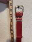    red Baseball Belt        Adjustable