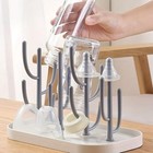 Baby Bottle Drying Rack Tree Shape Dustproof Holder Milk Bottle Drainer Bpa Free