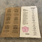 Vintage 1999 Burger King Pokemon Jigglypuff   Nidoqueen Paper Bag Lot Kids Meal