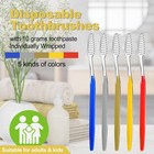 Disposable Toothbrushes With Toothpaste Individually Wrapped 5 Colors Bulk To   