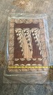 Made In Fiji Tonga Bark Tapa Cloth Placemats Museum Quality Used Brown  beige 