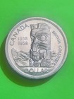 1958 Canada Queen Elizabeth Ii  Silver Dollar Silver   1 Coin Ag  Superior Grade