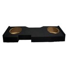 2014 - 2018 Chevy Silverado Crew Cab Truck Dual 12  Sub Box Subwoofer Enclosure
