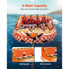 Towable Tube For Boating 1-4 Riders Inflatable Boat Tubes And Towables Water