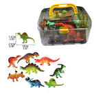 24pc Learn Ocean Animals   Dinosaur Toy Figures Set Kids Gift W  Case Boys Girls