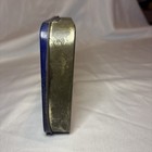 Vtg 1953 Queen Elizabeth    England Coronation Blue Tin Candy Box