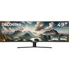 Deco Gear 49  Curved Ultrawide Led 3840x1080 144hz Freesync 4ms Gaming Monitor