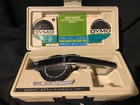 Dymo 1550 Chrome Vintage Label Maker Kit With Case  Extra Tapes  Wheels  Manual