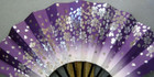 Japanese Folding Fan Kyoto Traditional Sensu Ougi Sakura Cherry Blossoms  1166