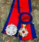 Japanese Order Of The Chrysanthemum   One Set With Sash