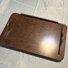 Antique The Golden Rule Wood Bed Tray Table Tv Great Condition 